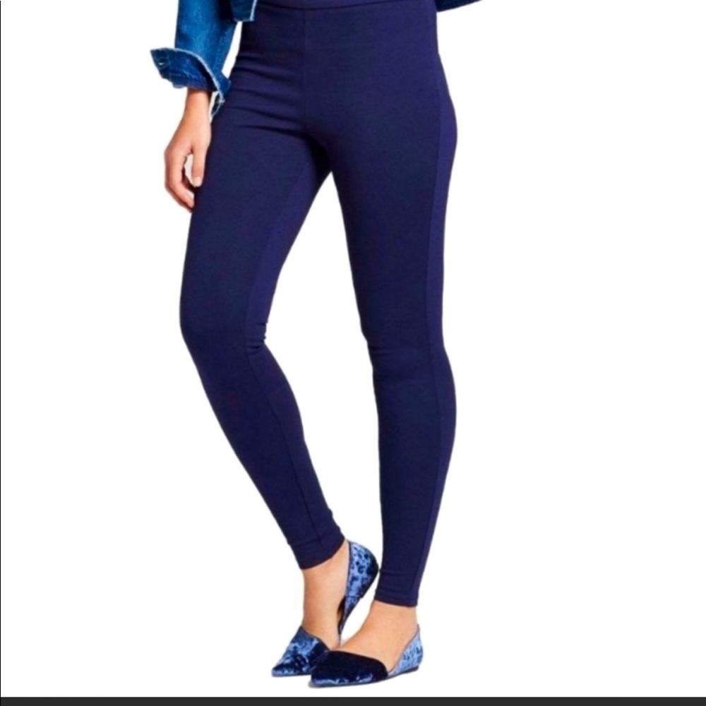 A New Day Navy Skinny Ponte Pants M